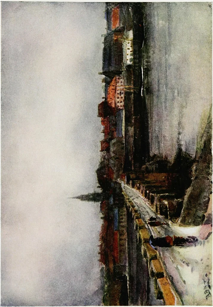 An illustration from The Royal institute of painters in water colours, 1906, leaf 124