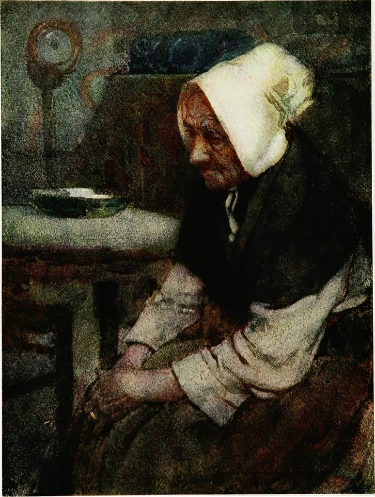 An illustration from The Royal institute of painters in water colours, 1906, leaf 132