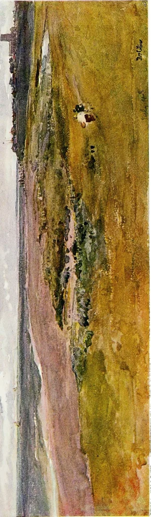 An illustration from The Royal institute of painters in water colours, 1906, leaf 70
