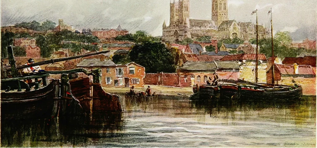 An illustration from The Royal institute of painters in water colours, 1906, leaf 74