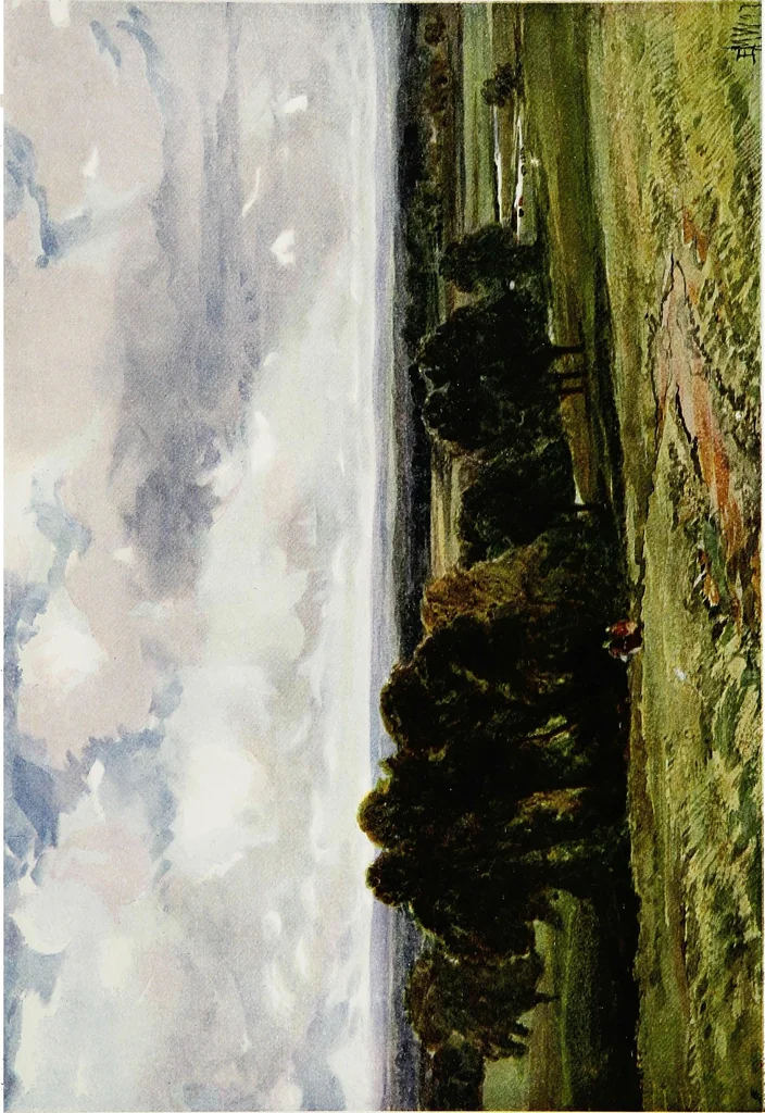 An illustration from The Royal institute of painters in water colours, 1906, leaf 76