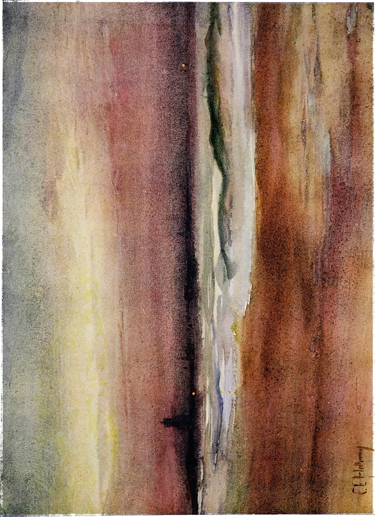 An illustration from The Royal institute of painters in water colours, 1906, leaf 80