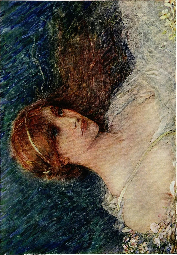 An illustration from The Royal institute of painters in water colours, 1906, leaf 86
