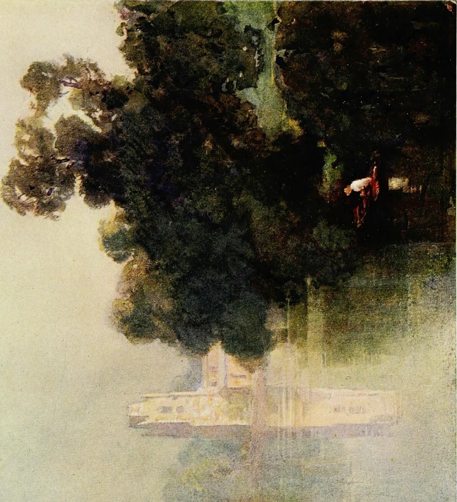 An illustration from The Royal institute of painters in water colours, 1906, leaf 92