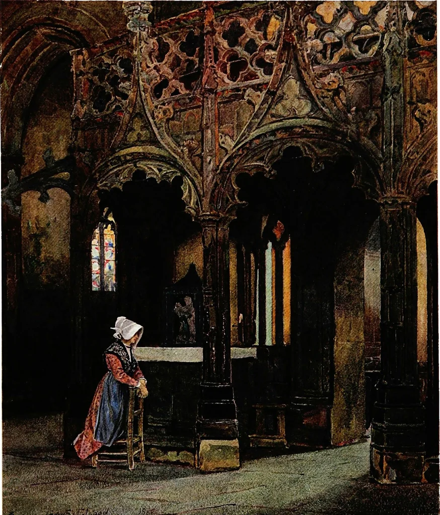 An illustration from The Royal institute of painters in water colours, 1906, leaf 94