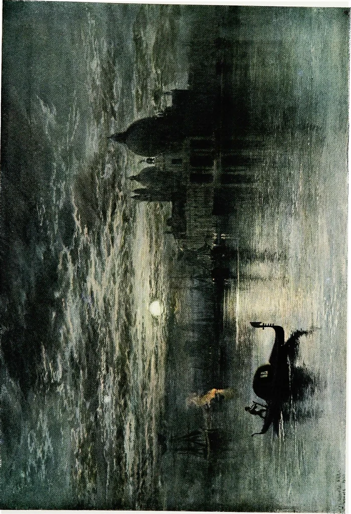 An illustration from The Royal institute of painters in water colours, 1906, leaf 98