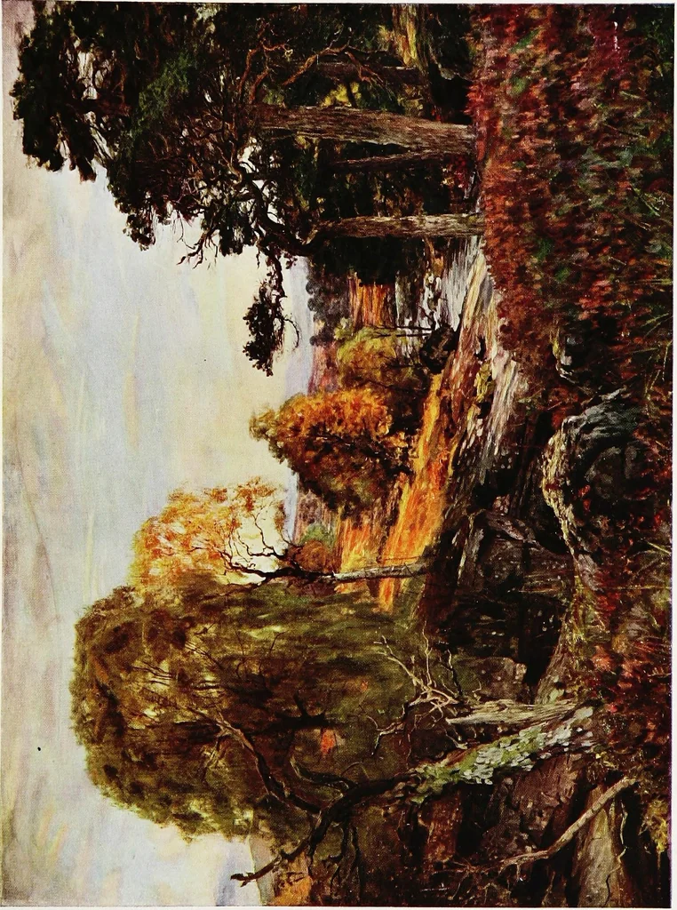 An illustration from Sketching grounds, 1909, leaf 124