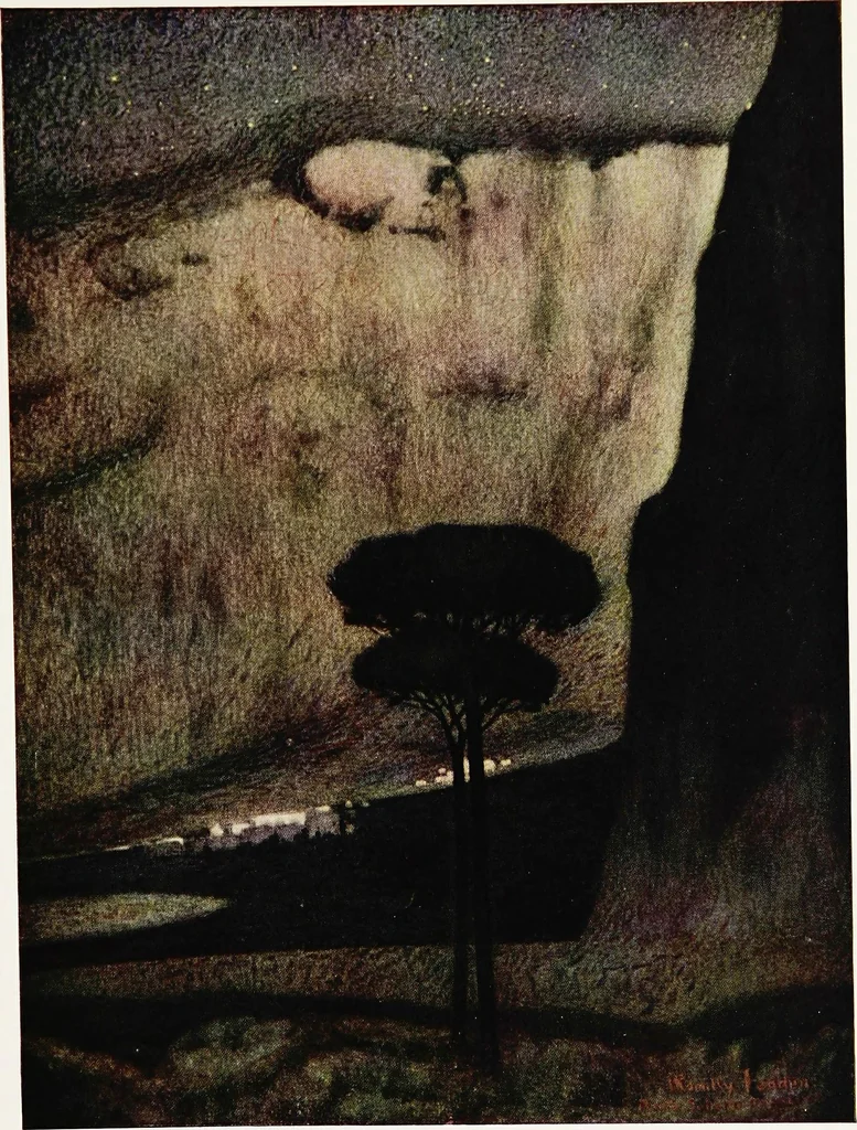 An illustration from Sketching grounds, 1909, leaf 250