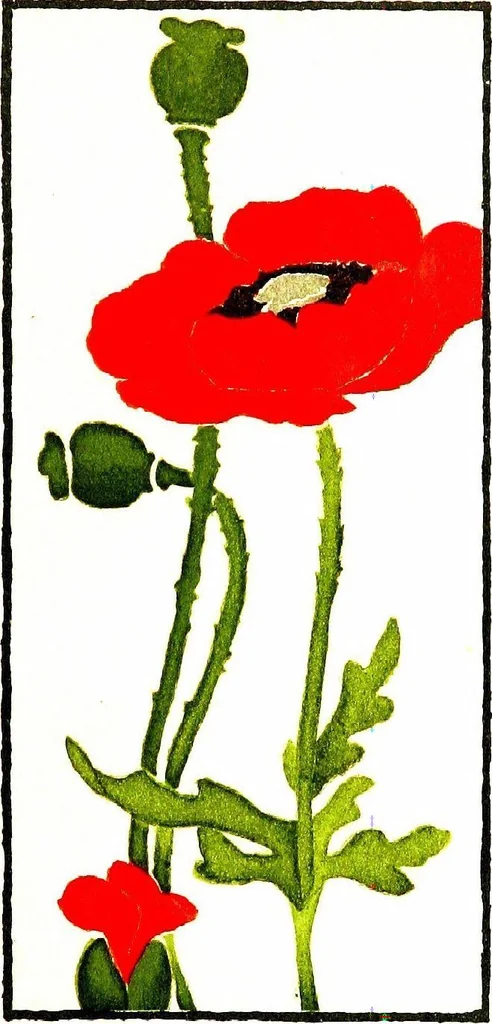 An illustration from A Course in water color for the first eight years in school; with illustrative plates in color and in black-and-white, 1900, leaf 127