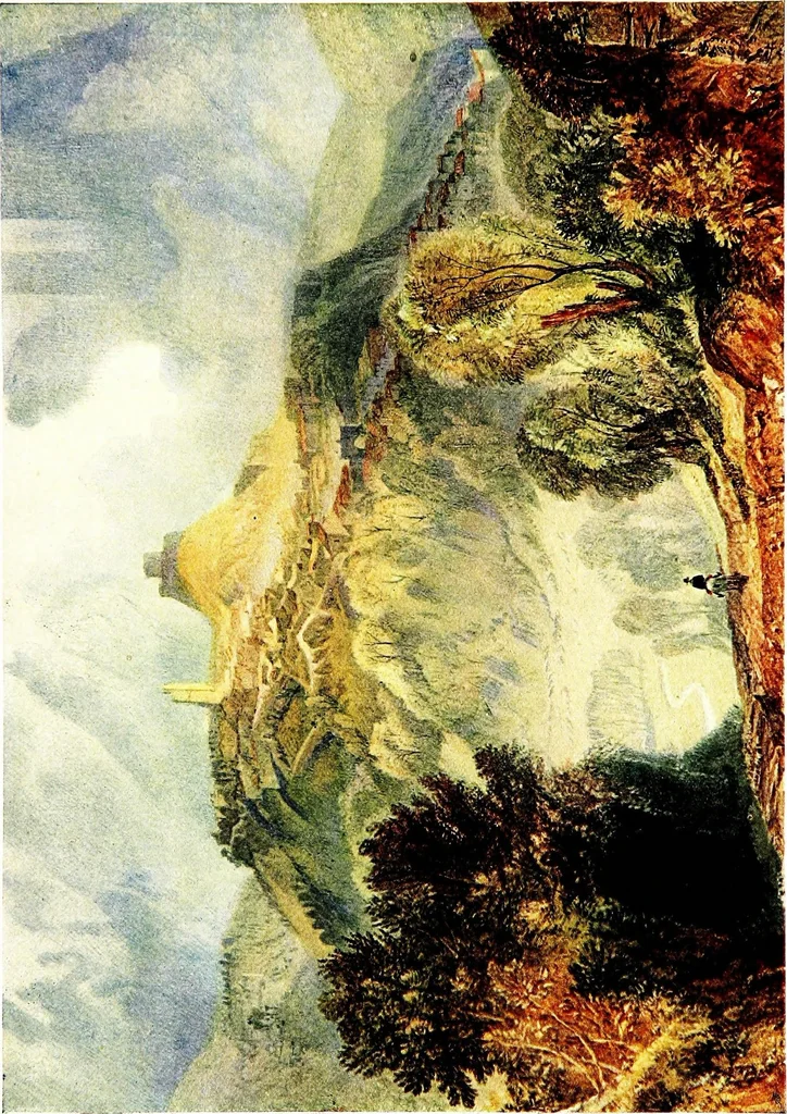 An illustration from The development of British landscape painting in water-colours, 1918, leaf 29