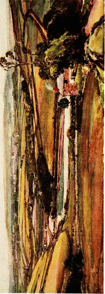 An illustration from The development of British landscape painting in water-colours, 1918, leaf 43