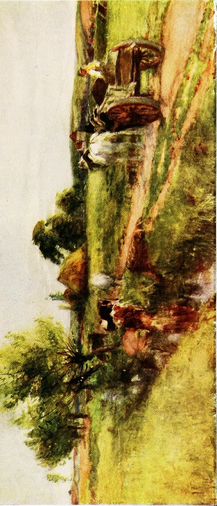 An illustration from The development of British landscape painting in water-colours, 1918, leaf 45