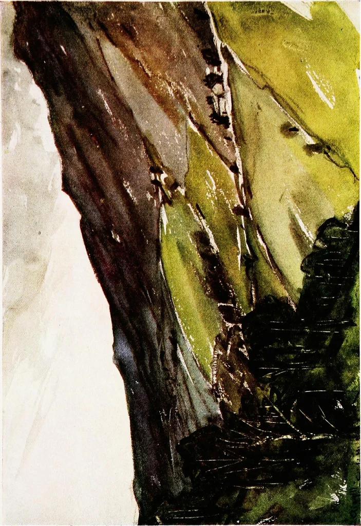 An illustration from The development of British landscape painting in water-colours, 1918, leaf 51