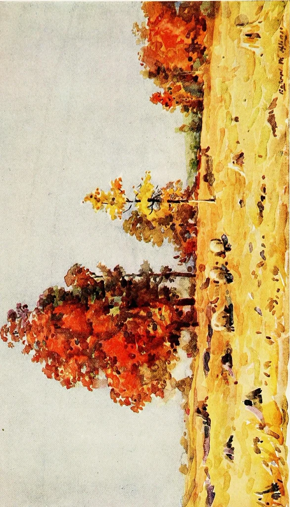 An illustration from The development of British landscape painting in water-colours, 1918, leaf 71