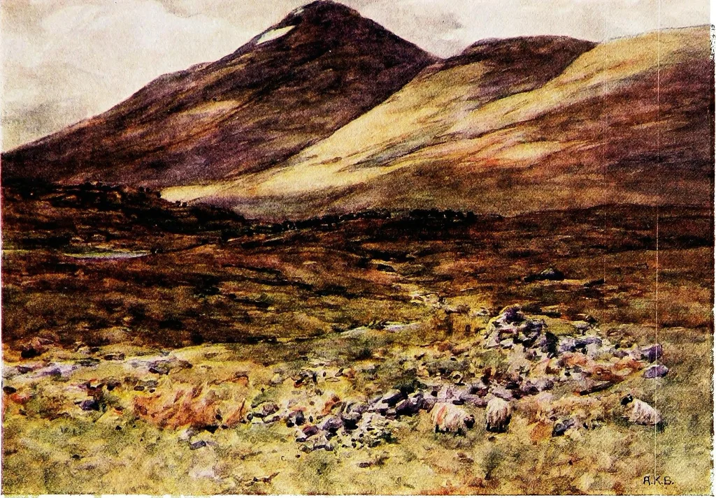 An illustration from The development of British landscape painting in water-colours, 1918, leaf 73