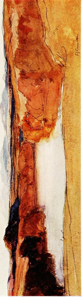 An illustration from The development of British landscape painting in water-colours, 1918, leaf 77