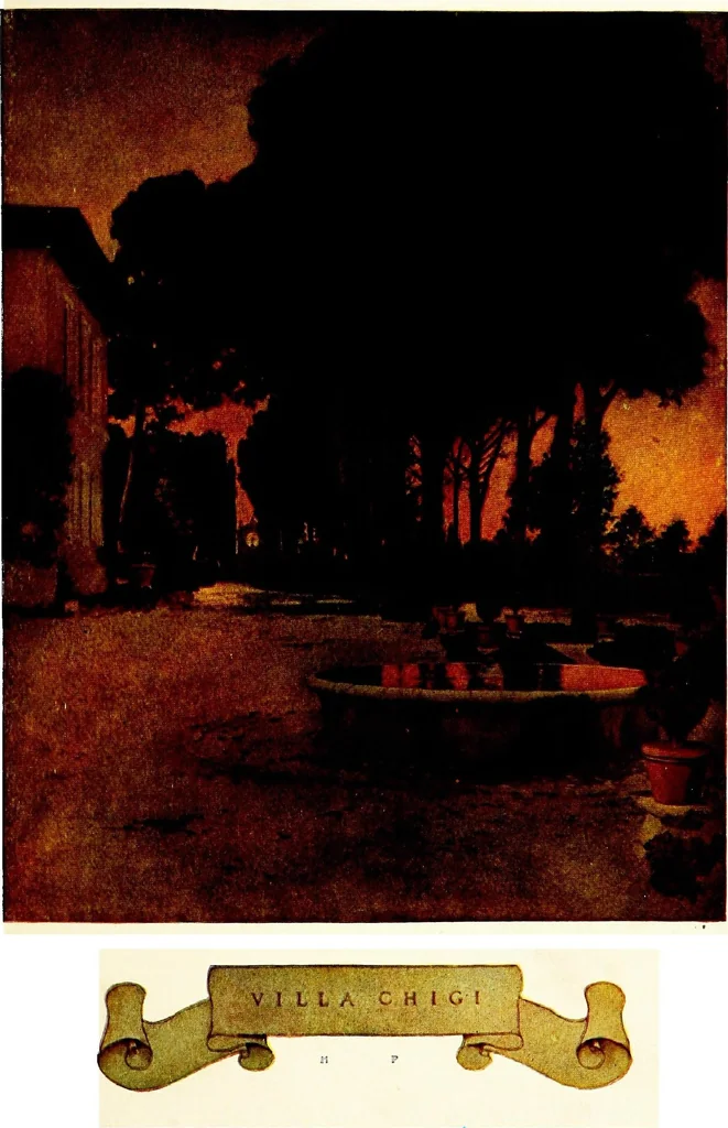 An illustration from Italian villas and their gardens, 1904, leaf 166
