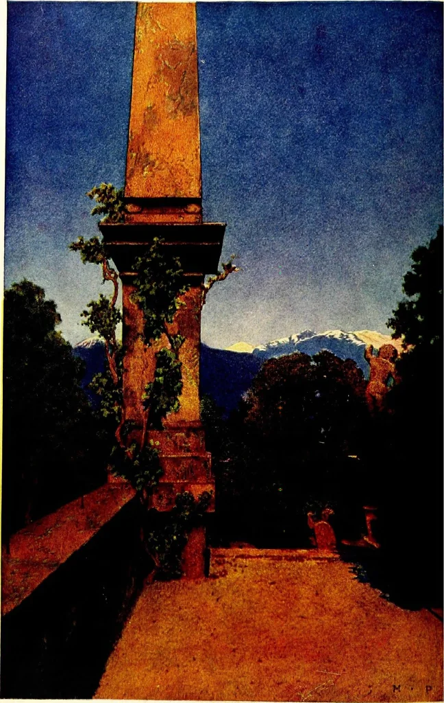 An illustration from Italian villas and their gardens, 1904, leaf 297