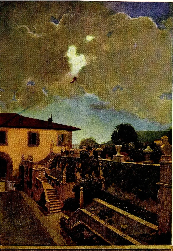 An illustration from Italian villas and their gardens, 1904, leaf 70