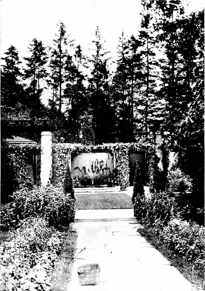 An illustration from The livable house, its garden, 1917, leaf 120