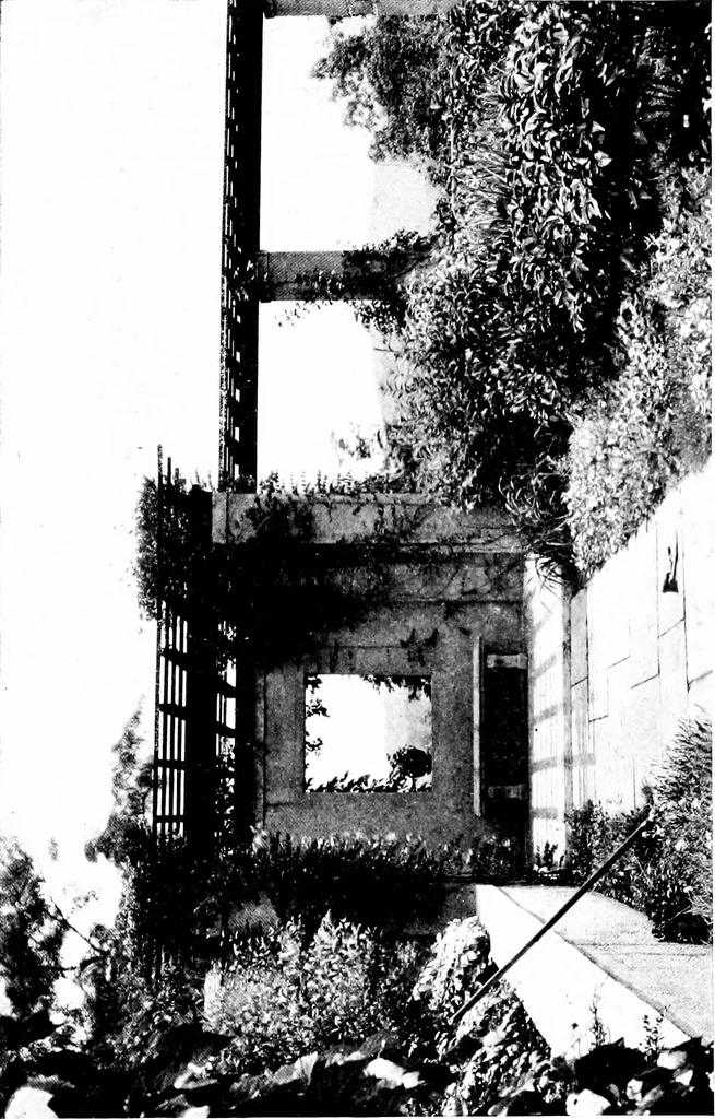An illustration from The livable house, its garden, 1917, leaf 124