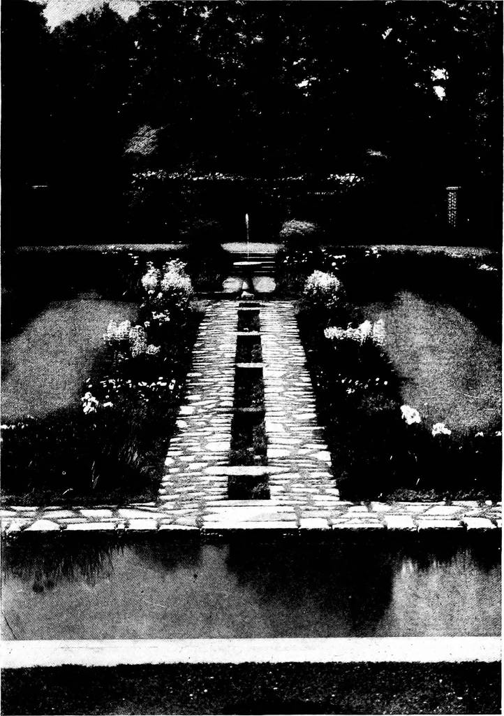 An illustration from The livable house, its garden, 1917, leaf 130