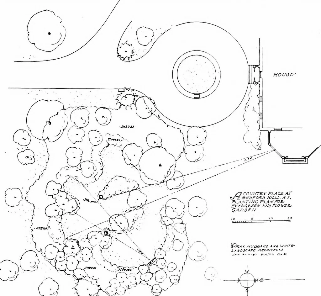 An illustration from The livable house, its garden, 1917, leaf 140