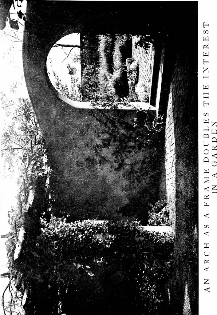 An illustration from The livable house, its garden, 1917, leaf 161