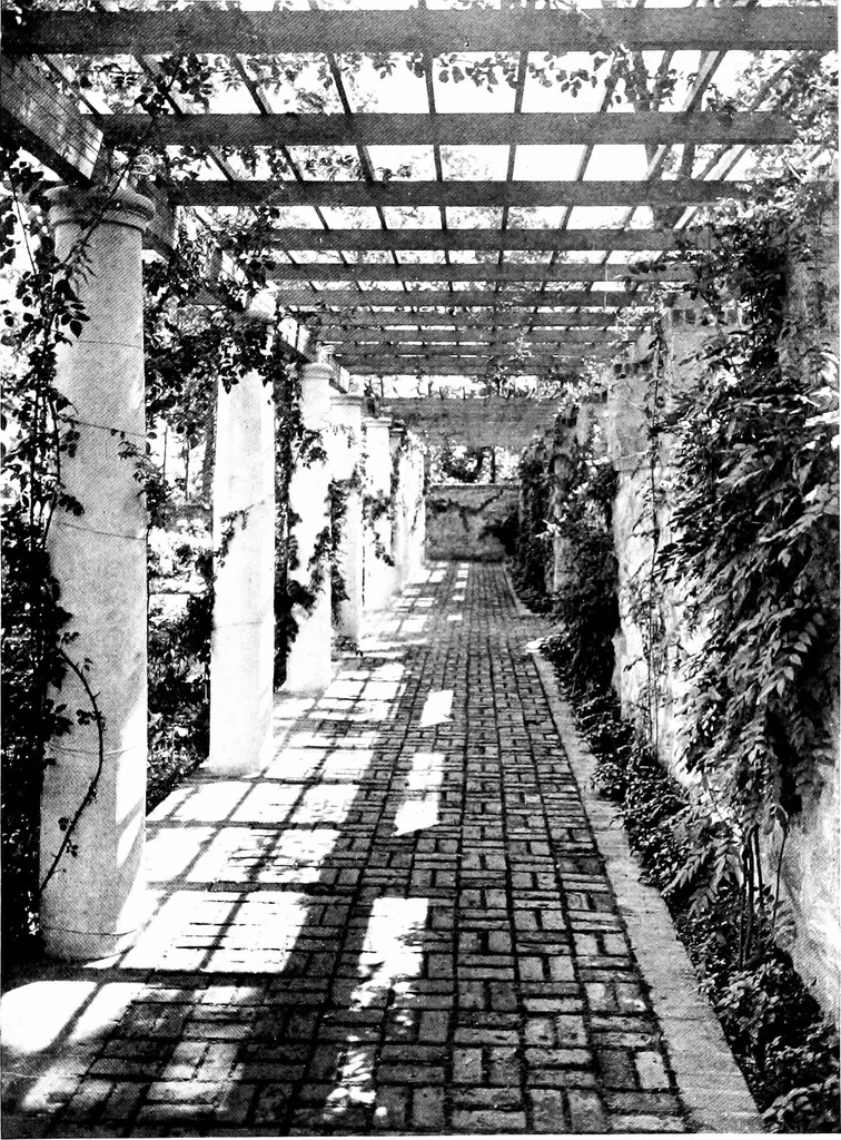 An illustration from The livable house, its garden, 1917, leaf 170