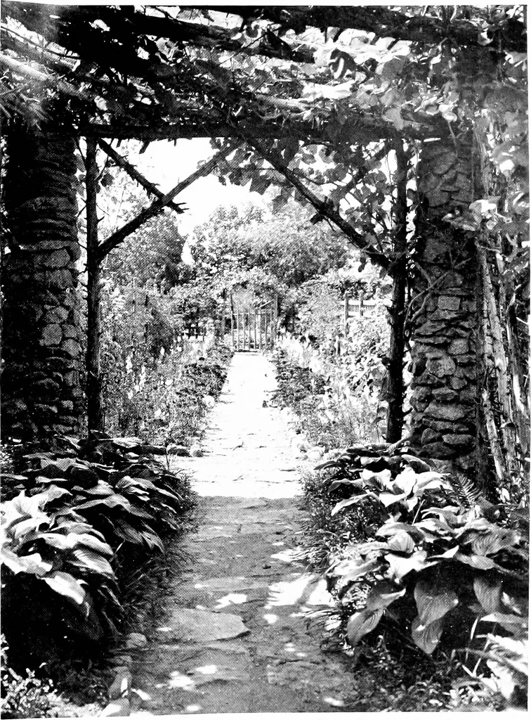 An illustration from The livable house, its garden, 1917, leaf 188