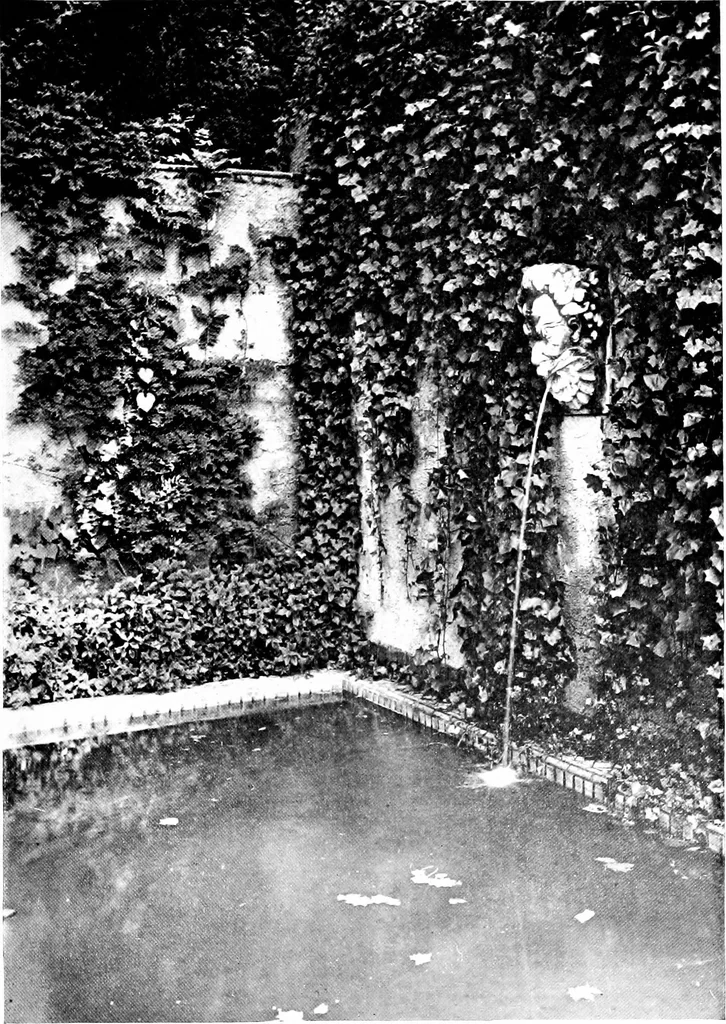 An illustration from The livable house, its garden, 1917, leaf 196