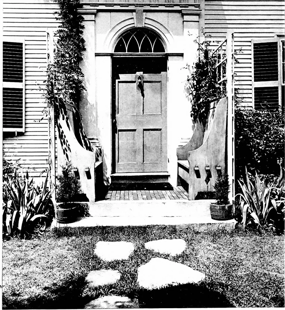 An illustration from The livable house, its garden, 1917, leaf 200