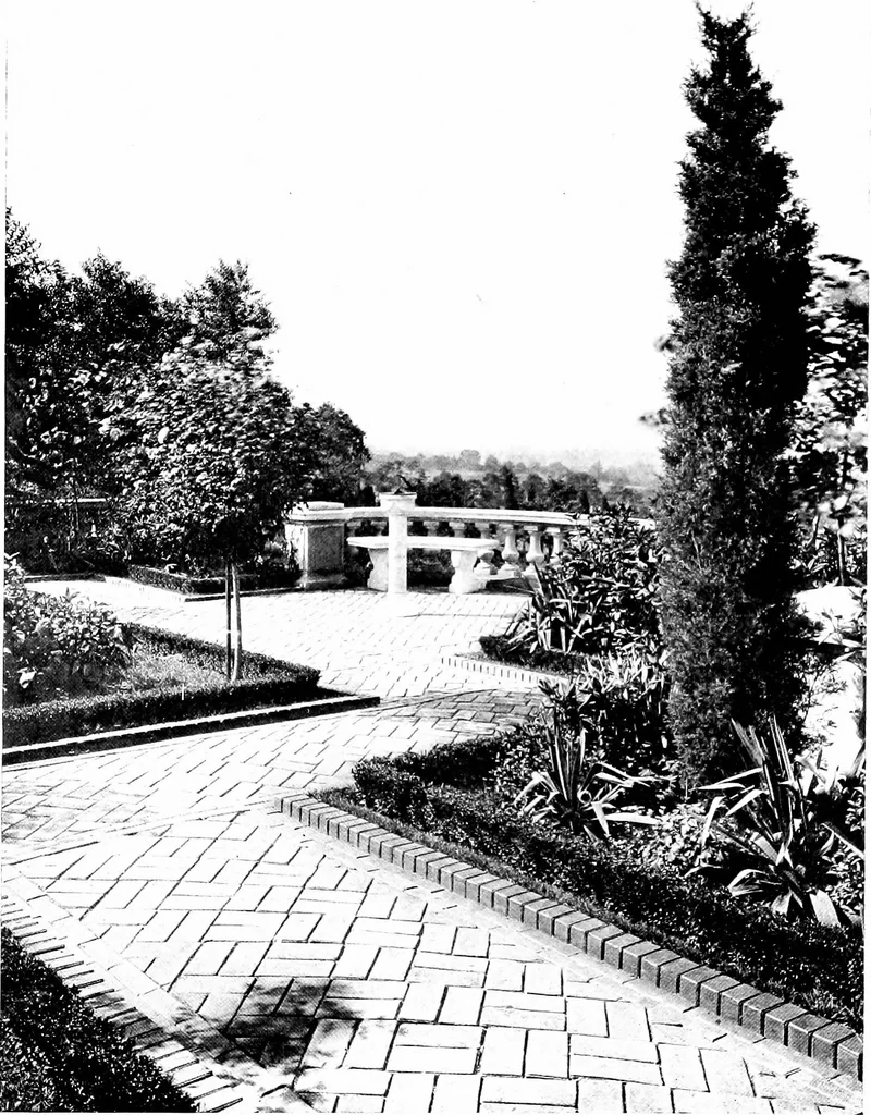 An illustration from The livable house, its garden, 1917, leaf 48
