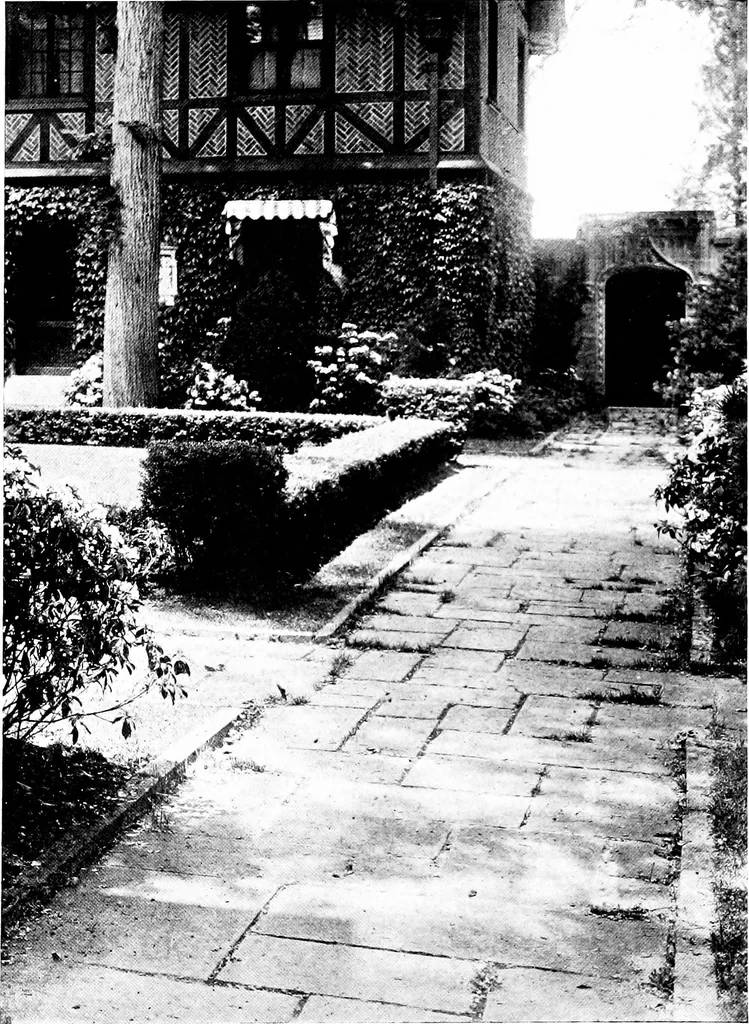 An illustration from The livable house, its garden, 1917, leaf 50