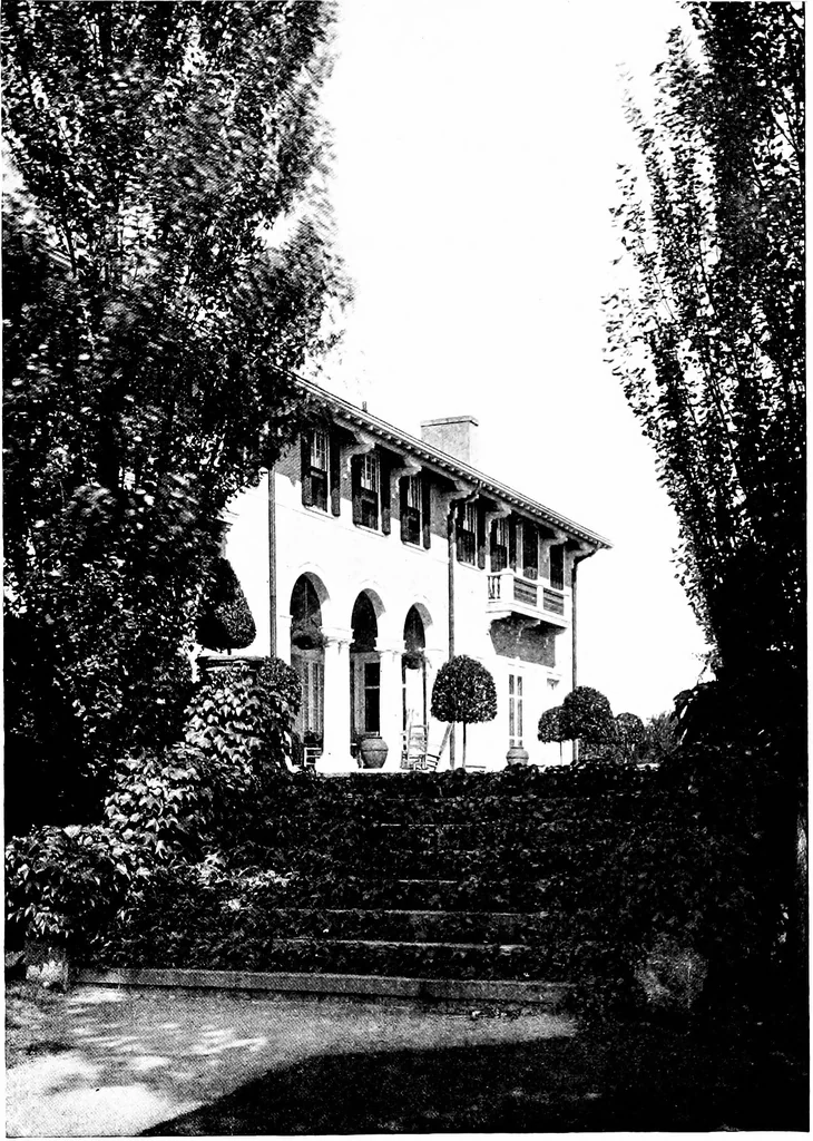 An illustration from The livable house, its garden, 1917, leaf 58