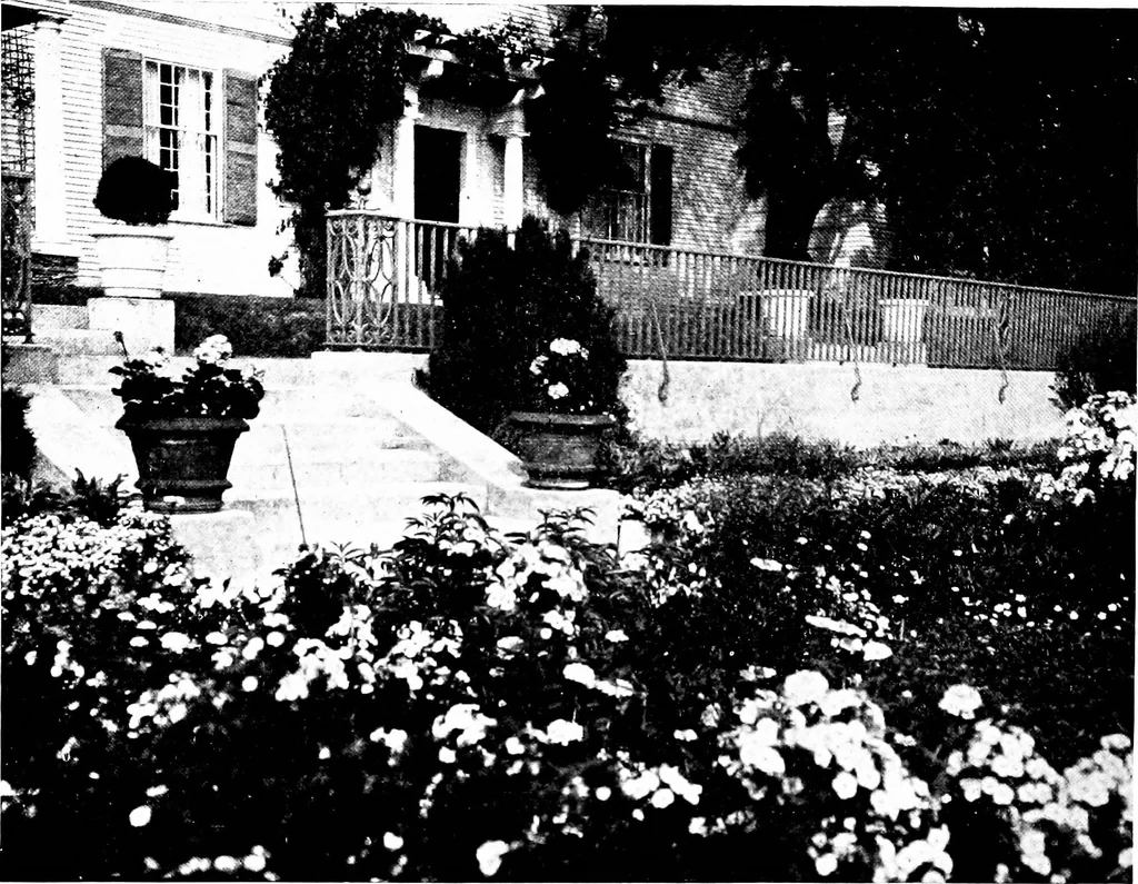 An illustration from The livable house, its garden, 1917, leaf 62