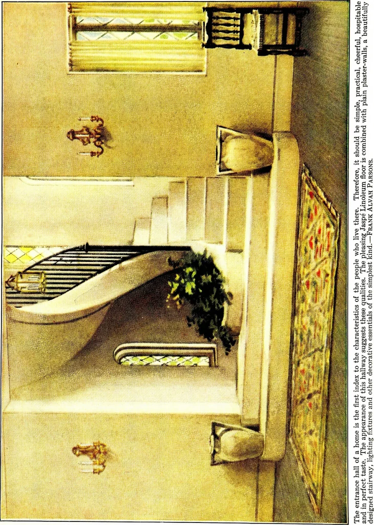 An illustration from The art of home furnishing and decoration, 1918, leaf 46