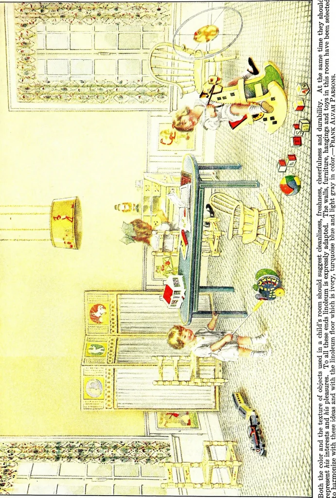 An illustration from The art of home furnishing and decoration, 1918, leaf 56