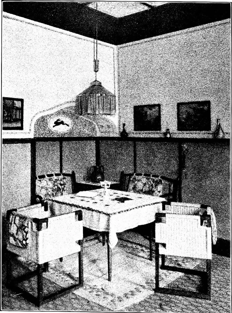 An illustration from The art of home furnishing and decoration, 1918, leaf 66