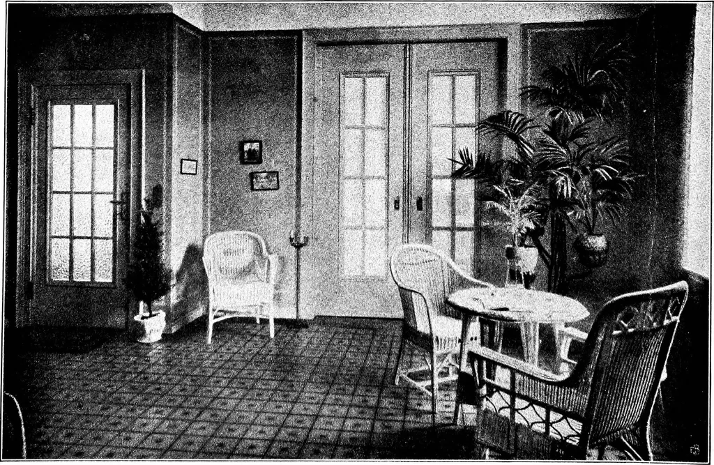 An illustration from The art of home furnishing and decoration, 1918, leaf 67