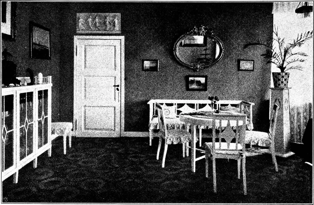 An illustration from The art of home furnishing and decoration, 1918, leaf 69