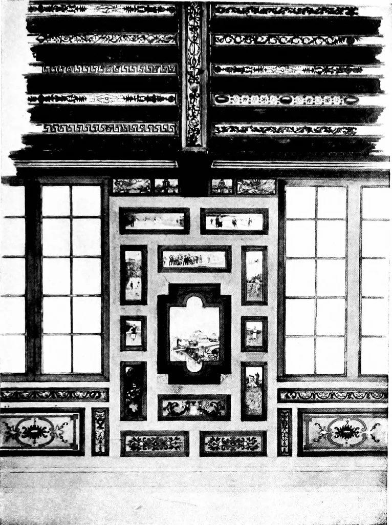 An illustration from Decorative elements in architecture; random observations on the eternal fitness of things from a decorative point of view, 1917, leaf 132