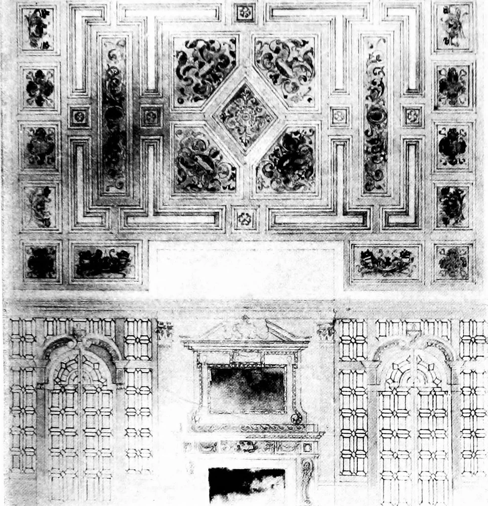 An illustration from Decorative elements in architecture; random observations on the eternal fitness of things from a decorative point of view, 1917, leaf 188
