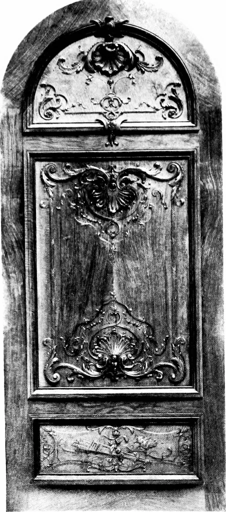 An illustration from Decorative elements in architecture; random observations on the eternal fitness of things from a decorative point of view, 1917, leaf 198