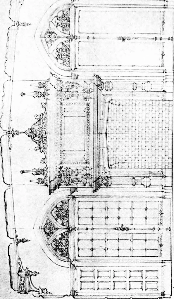 An illustration from Decorative elements in architecture; random observations on the eternal fitness of things from a decorative point of view, 1917, leaf 222