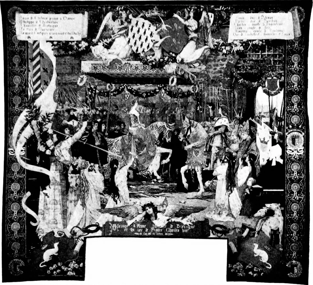 An illustration from Decorative elements in architecture; random observations on the eternal fitness of things from a decorative point of view, 1917, leaf 254