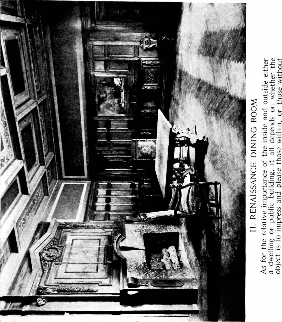 An illustration from Decorative elements in architecture; random observations on the eternal fitness of things from a decorative point of view, 1917, leaf 32