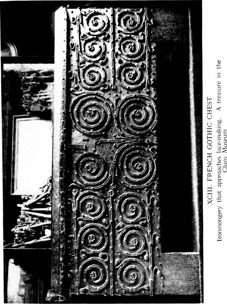 An illustration from Decorative elements in architecture; random observations on the eternal fitness of things from a decorative point of view, 1917, leaf 332