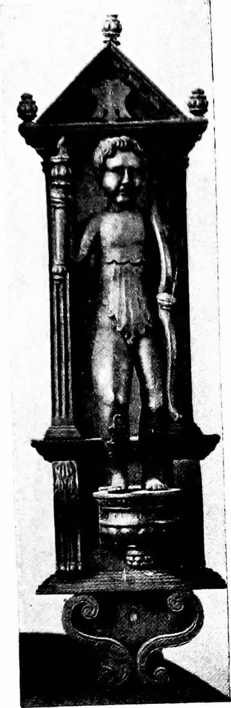 An illustration from Decorative elements in architecture; random observations on the eternal fitness of things from a decorative point of view, 1917, leaf 342