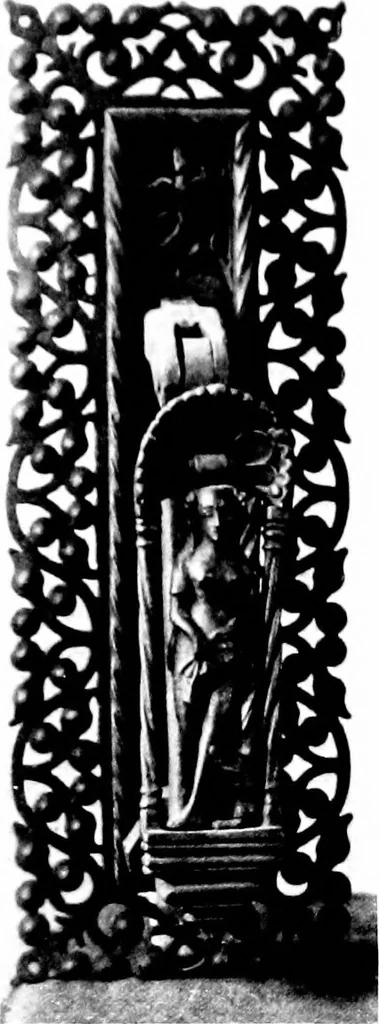 An illustration from Decorative elements in architecture; random observations on the eternal fitness of things from a decorative point of view, 1917, leaf 346